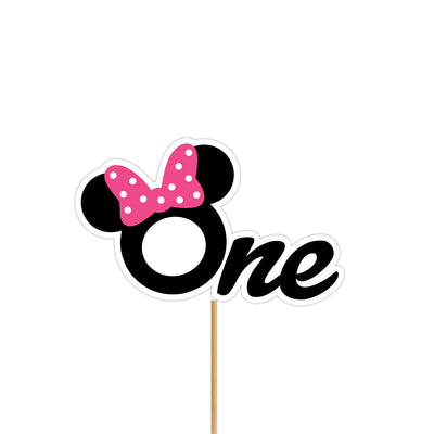 Minnie Mouse Birthday Cake Topper | Happy Birthday Cake Topper