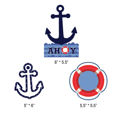 Nautical Themed Birthday Centrepieces | Boy Birthday Ideas