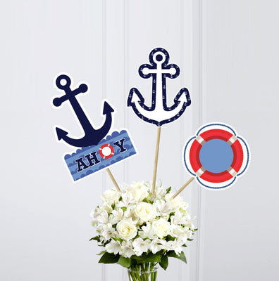 Nautical Themed Birthday Centrepieces | Boy Birthday Ideas
