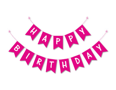 Happy Birthday Banners | Girl Birthday Party Supplies