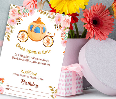 Princess Party And Supplies | Princess Birthday Invitations