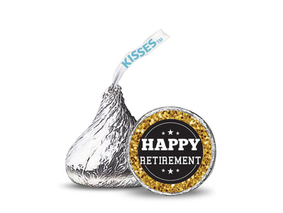 Retirement Party Supplies | Happy Retirement Candy Stickers