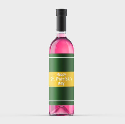 St Patrick's Day Party Favors | Wine Bottle Labels