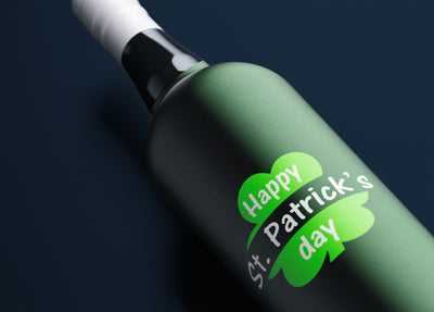 St Patrick's Day Party Favors | Wine Bottle Labels