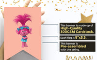 Trolls Birthday Party Theme Ideas - Banner
