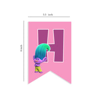 Trolls Birthday Party Theme Ideas - Banner