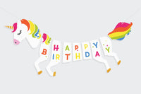 Unicorn Birthday Party Banner