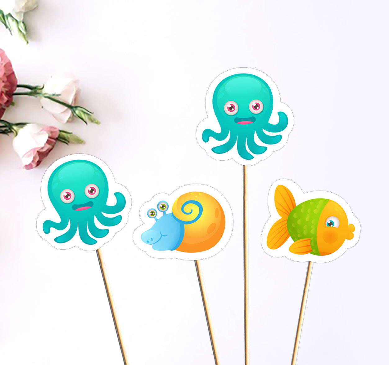 Under The Sea Baby Shower Theme Girl Table Decors