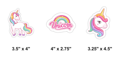 Birthday Cupcake Decorations | Unicorn Happy Birthday Cupcake Topper