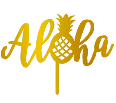 Hawaiian Theme Baby Shower Cake Decoration | Girl Baby Shower Party Supplies
