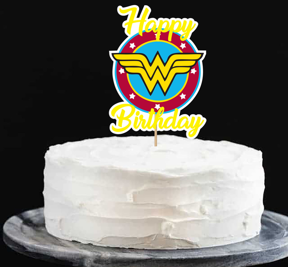 Wonder Woman Party Decoration | Wonder Woman Cake Topper