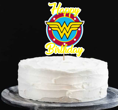 Wonder Woman Party Decoration | Wonder Woman Cake Topper
