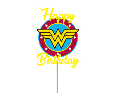 Wonder Woman Party Decoration | Wonder Woman Cake Topper