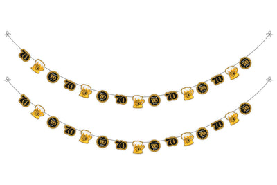 Birthday Theme Party Garland Decorations | 70th  Happy Birthday Garland Decors