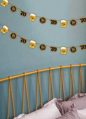 Birthday Theme Party Garland Decorations | 70th  Happy Birthday Garland Decors