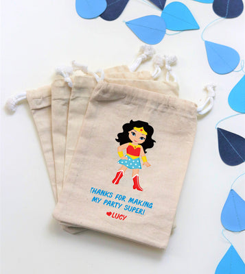 Wonder Woman Gift Bag Ideas