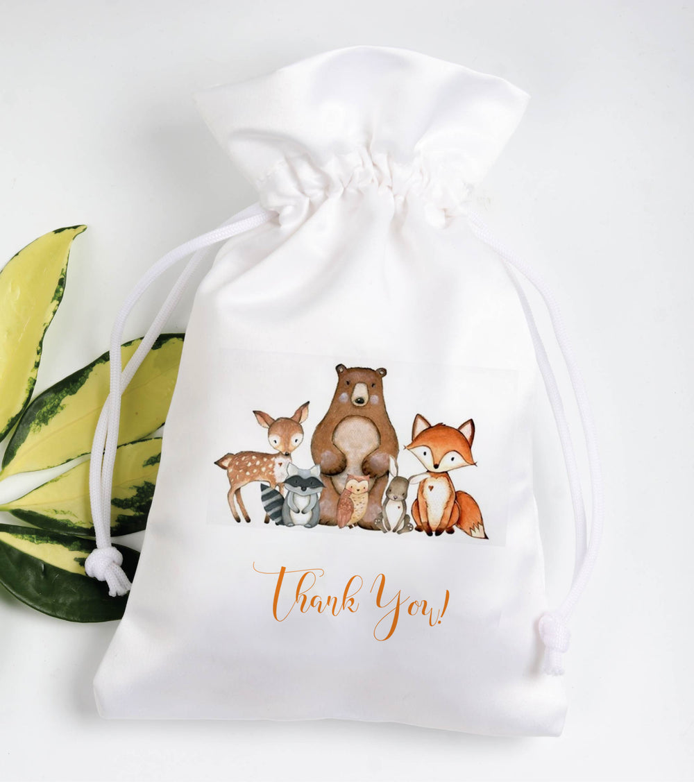 Woodland Birthday Gifts | Woodland Theme Favor Bags