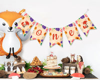 Woodland First Birthday Party - Banner