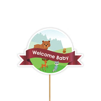 Woodland Baby Shower Cake Decorations