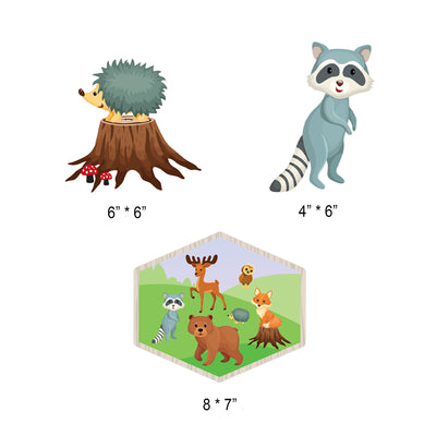 Woodland Birthday Table Centerpieces | Birthday Party Centerpieces Ideas