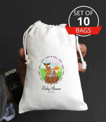 Woodland Baby Shower Favor Bags