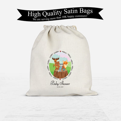 Woodland Baby Shower Favor Bags