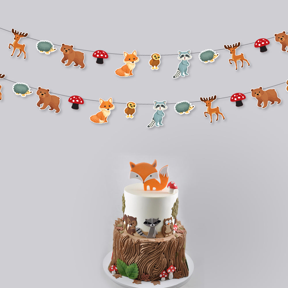 Woodland Garland for Baby Shower