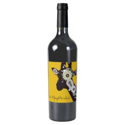 Safari Wine and Champagne Bottle Labels