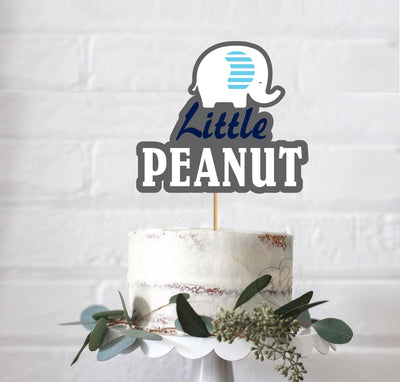 Elephant Themed Baby Shower Cake Topper