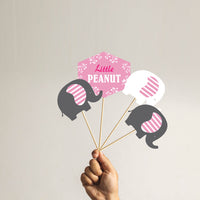 Elephant Themed Birthday Decorations | Elephant Theme Centerpiece for Girl