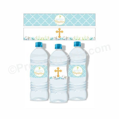 Baptism Water Bottle Labels | Baptism Party Ideas