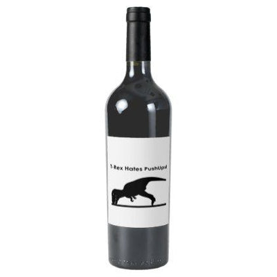 Dinosaur Wine Label