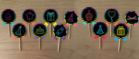 Glow Party Birthday Cake Topper | Glow Party Birthday Theme