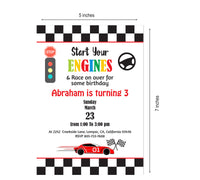 Birthday Party Invitations | Truck Birthday Cards for Boy