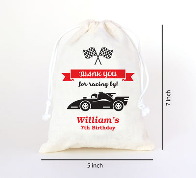 Race Car Birthday Party Favors | Car Theme Favor Bags