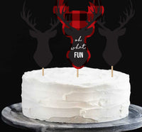 christmas cake topper
