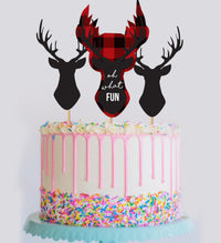 christmas cake toppers