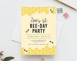 Busy Bee Party And Supplies | Busy Bee Birthday Invitations