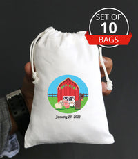 Farm Animal Theme Party Bag  | Farm Baby Shower Favor Bags