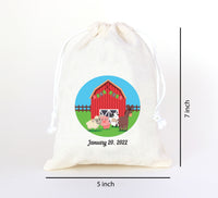 Farm Animal Theme Party Bag  | Farm Baby Shower Favor Bags