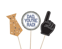 fathers day cupcake toppers