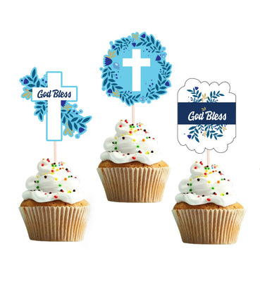 Baptism Cupcake Topper | Cupcake Toppers for Baptism