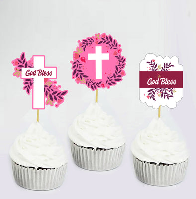 Baptism Cupcake Topper | Cupcake Toppers for Baptism