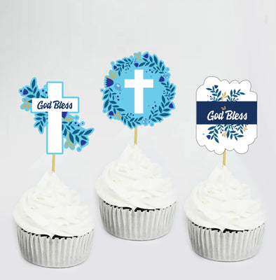 Baptism Cupcake Topper | Cupcake Toppers for Baptism