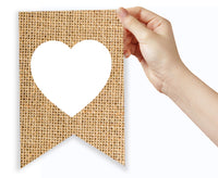 Party Favor Ideas for 50th Birthday - Burlap Banner