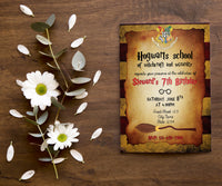 Harry Potter Birthday Invitations | Harry Potter Birthday Party Ideas