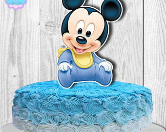 Mickey Mouse  Baby Shower Cake Topper | Baby Shower Cake Topper Girl