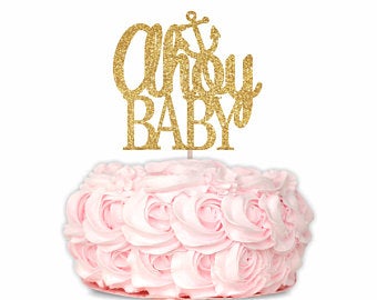 Ideas for Nautical Baby Shower | Baby Shower Decorations Cake Toppers