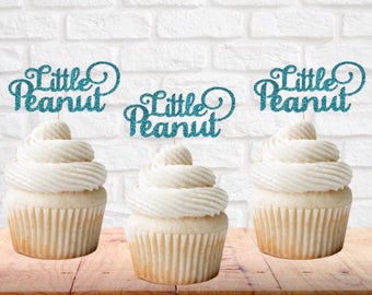 Little Peanut Birthday Themes  | Boy Birthday Cupcake Topper