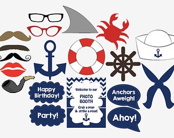 Nautical Baby Shower Photo Prop | Boy Baby Shower Photo Prop